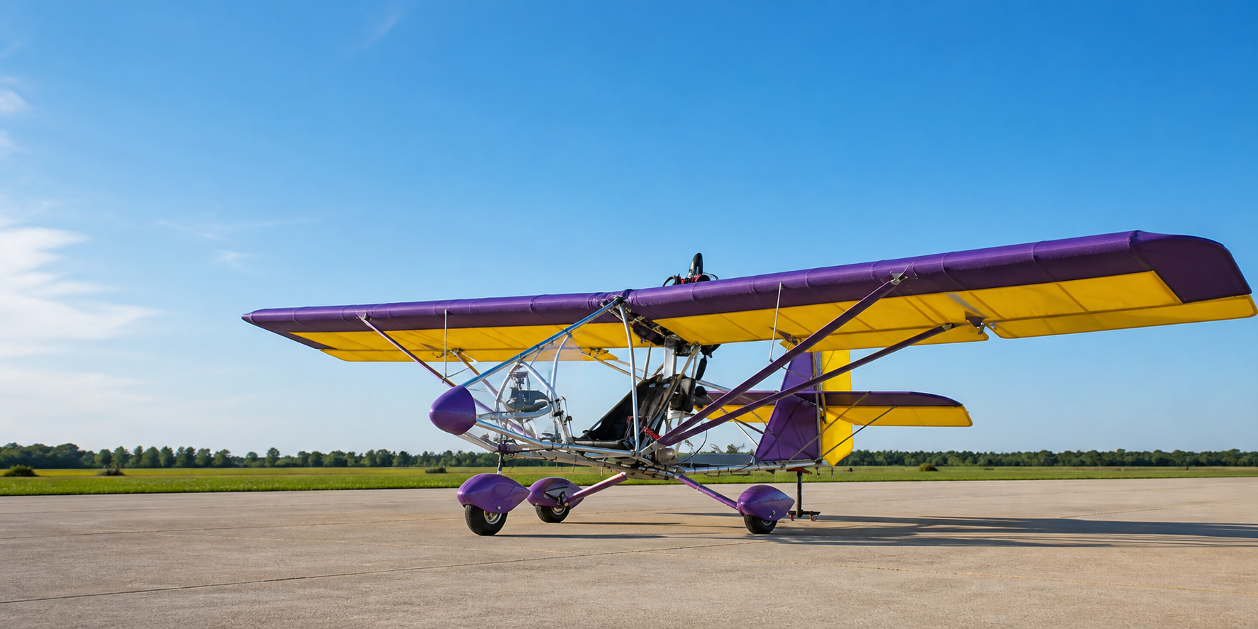 TrailStar S7 side view on runway