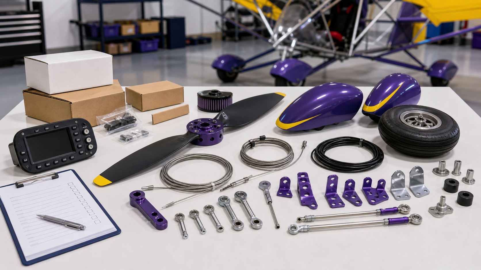 Parts and accessories layout
